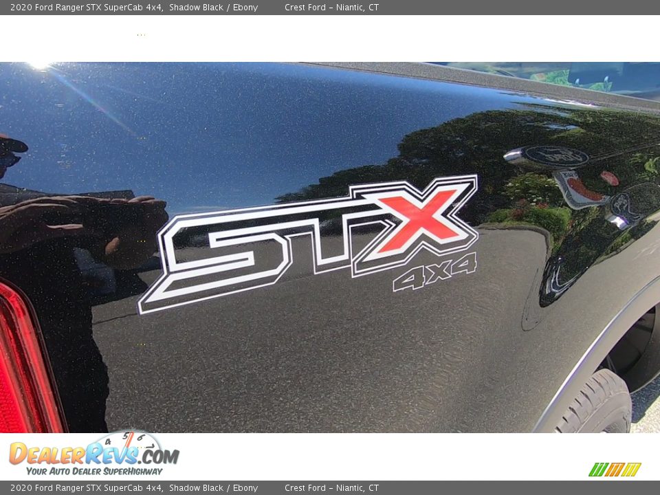2020 Ford Ranger STX SuperCab 4x4 Shadow Black / Ebony Photo #9