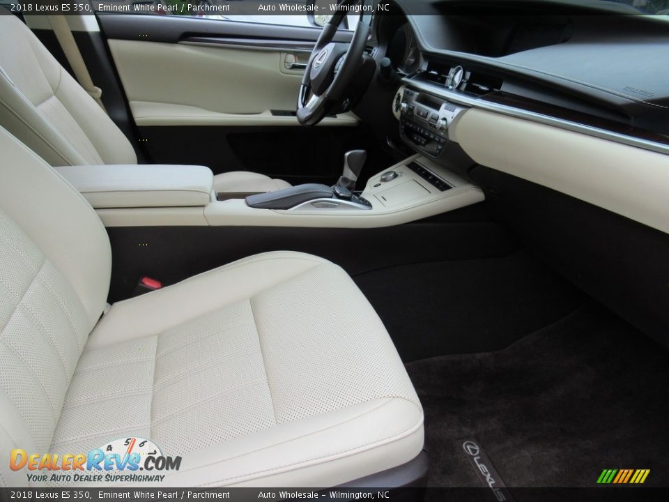 2018 Lexus ES 350 Eminent White Pearl / Parchment Photo #12