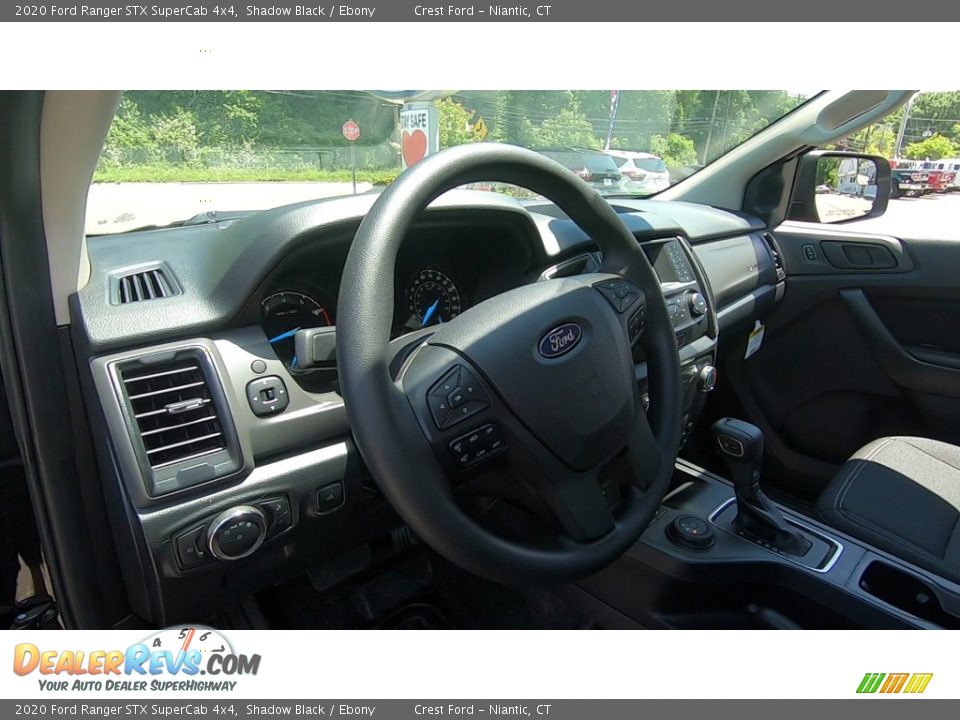 2020 Ford Ranger STX SuperCab 4x4 Shadow Black / Ebony Photo #10