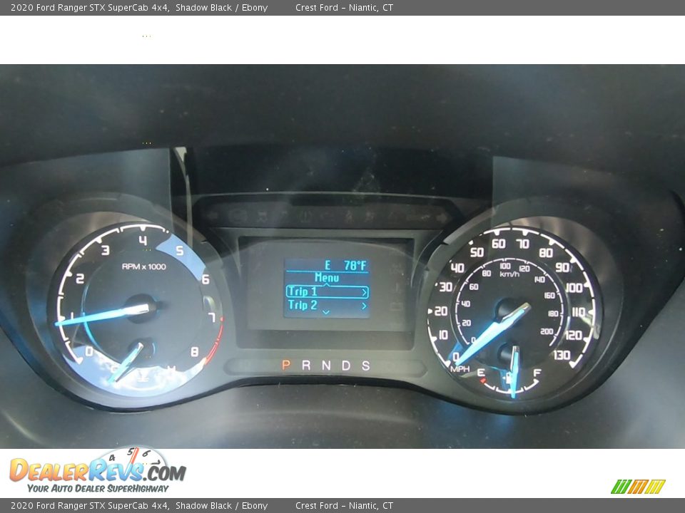 2020 Ford Ranger STX SuperCab 4x4 Shadow Black / Ebony Photo #13