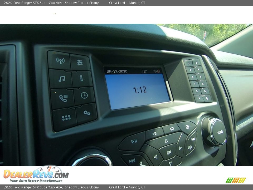 2020 Ford Ranger STX SuperCab 4x4 Shadow Black / Ebony Photo #14