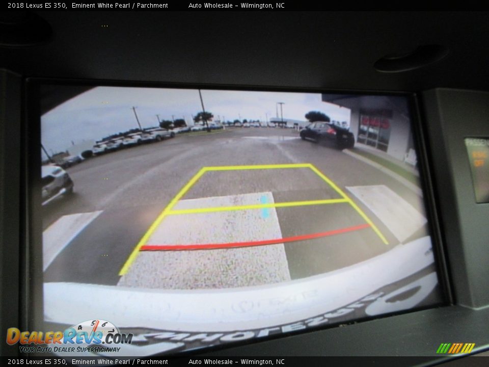 2018 Lexus ES 350 Eminent White Pearl / Parchment Photo #18