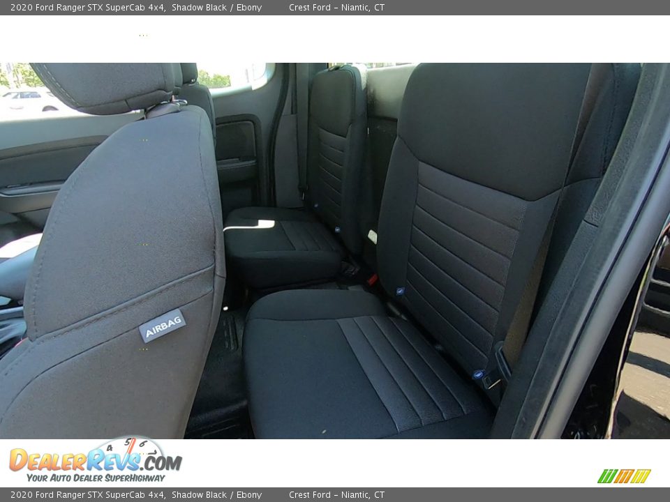 2020 Ford Ranger STX SuperCab 4x4 Shadow Black / Ebony Photo #17