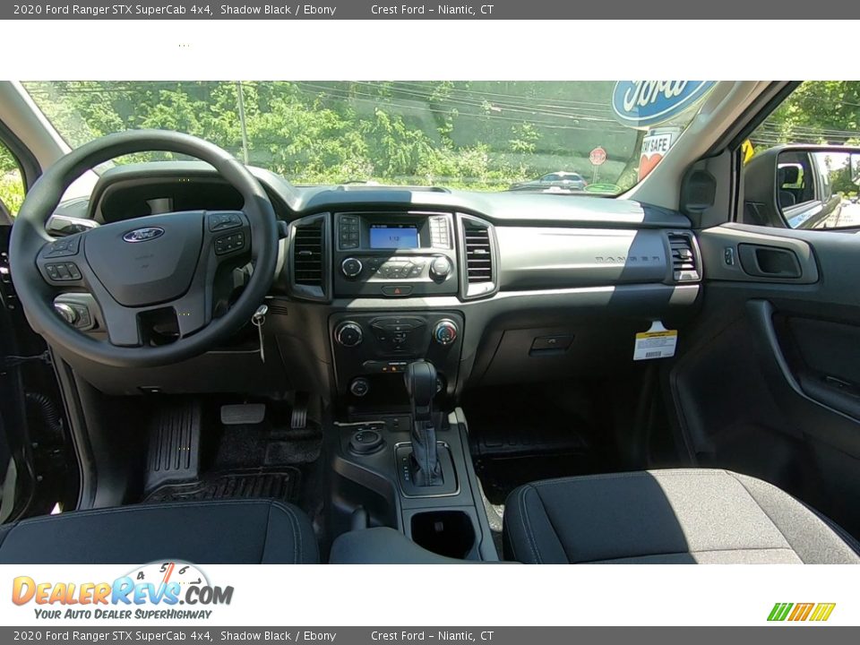 2020 Ford Ranger STX SuperCab 4x4 Shadow Black / Ebony Photo #18