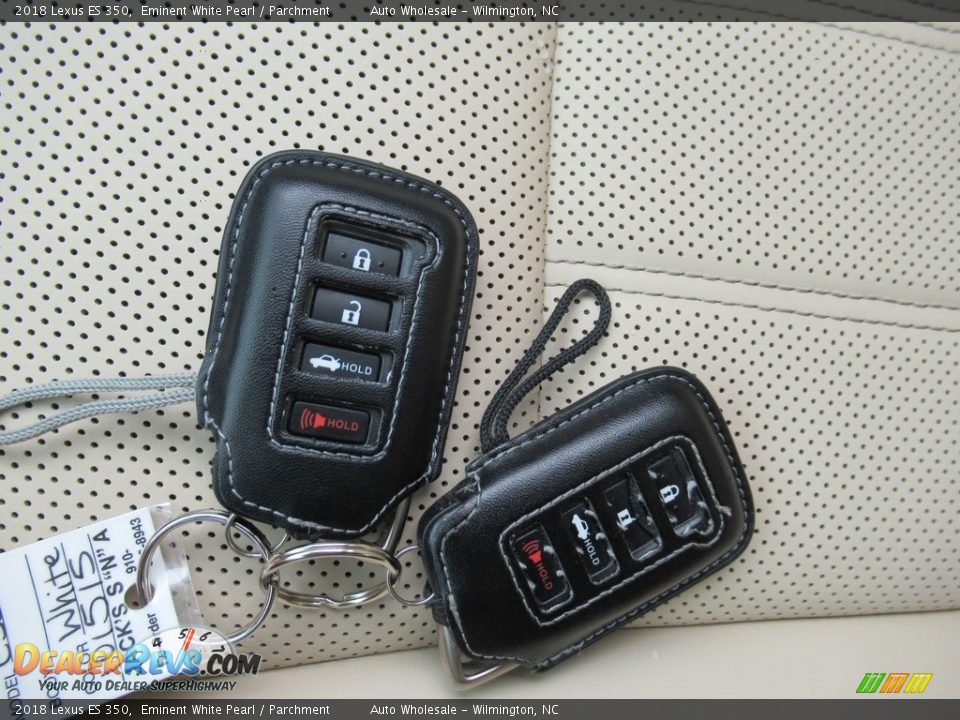 2018 Lexus ES 350 Eminent White Pearl / Parchment Photo #20