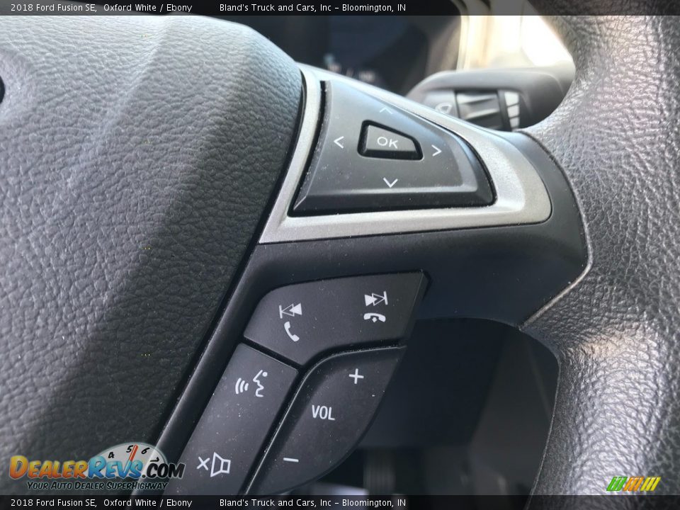 2018 Ford Fusion SE Oxford White / Ebony Photo #15