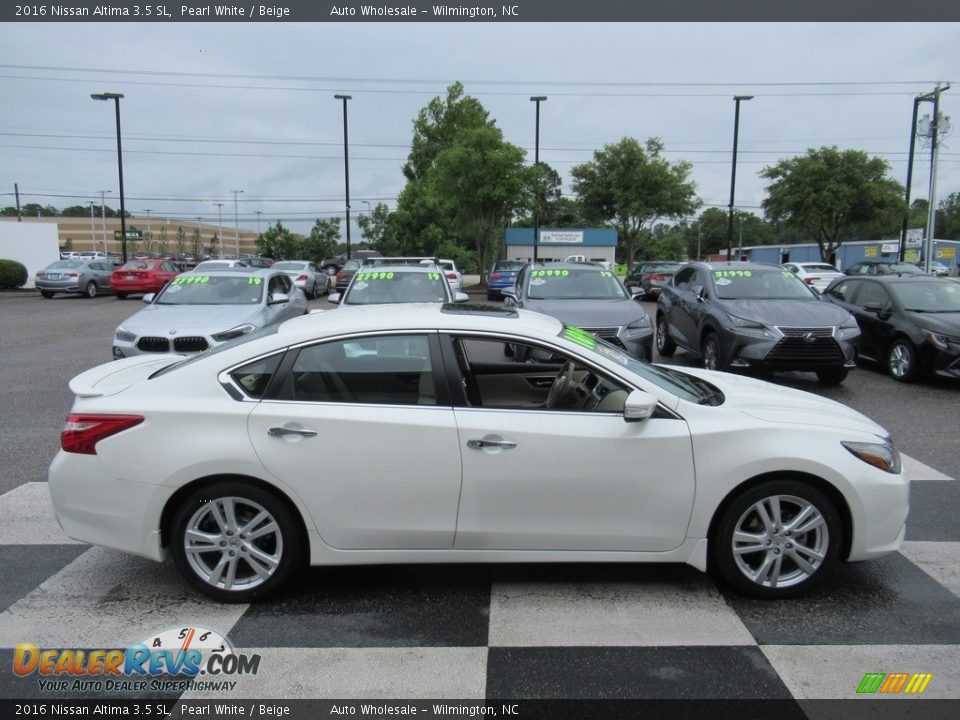 Pearl White 2016 Nissan Altima 3.5 SL Photo #3