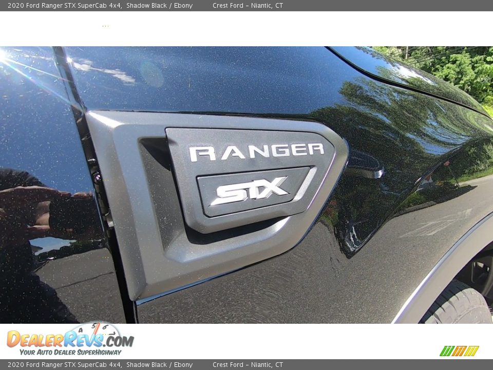 2020 Ford Ranger STX SuperCab 4x4 Shadow Black / Ebony Photo #25