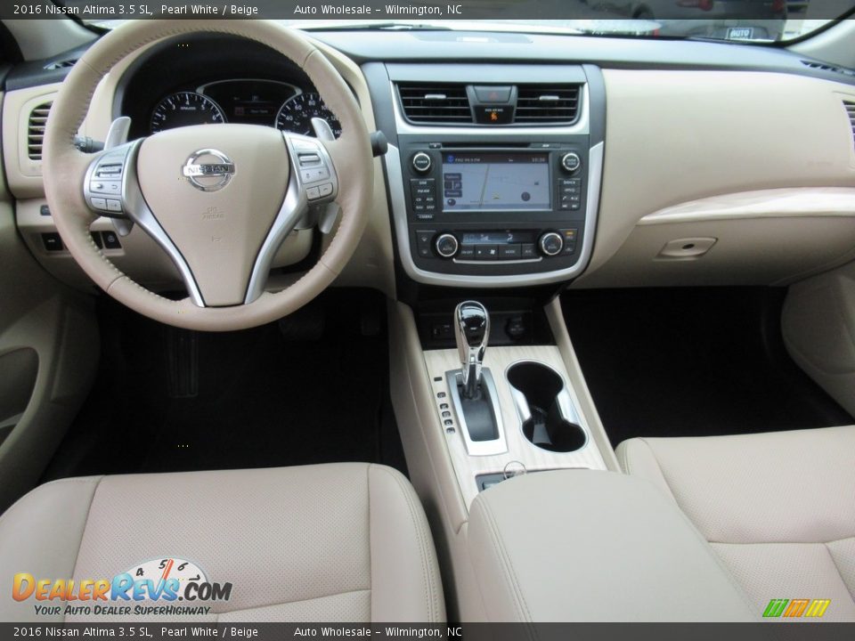 Beige Interior - 2016 Nissan Altima 3.5 SL Photo #14