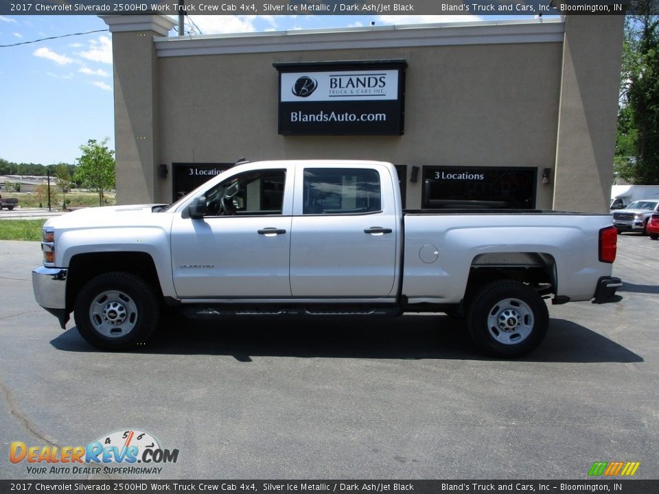 2017 Chevrolet Silverado 2500HD Work Truck Crew Cab 4x4 Silver Ice Metallic / Dark Ash/Jet Black Photo #1