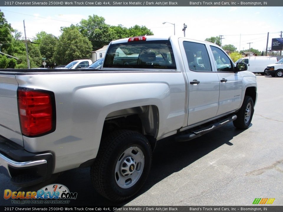 Silver Ice Metallic 2017 Chevrolet Silverado 2500HD Work Truck Crew Cab 4x4 Photo #4