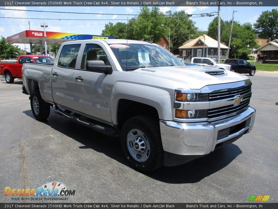 Front 3/4 View of 2017 Chevrolet Silverado 2500HD Work Truck Crew Cab 4x4 Photo #5