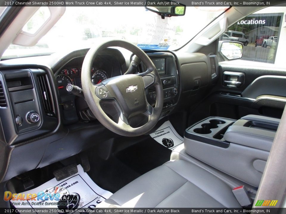 2017 Chevrolet Silverado 2500HD Work Truck Crew Cab 4x4 Silver Ice Metallic / Dark Ash/Jet Black Photo #6