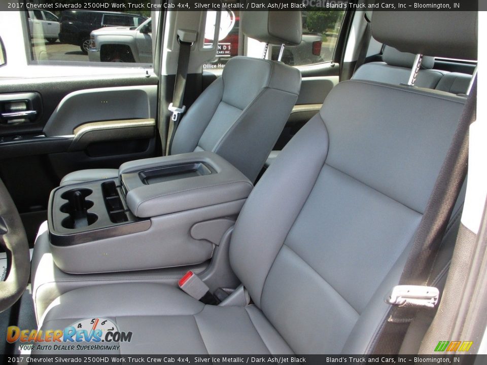 Front Seat of 2017 Chevrolet Silverado 2500HD Work Truck Crew Cab 4x4 Photo #7