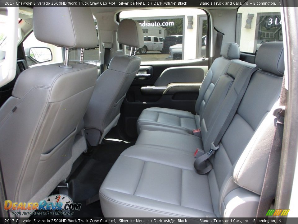 Rear Seat of 2017 Chevrolet Silverado 2500HD Work Truck Crew Cab 4x4 Photo #9