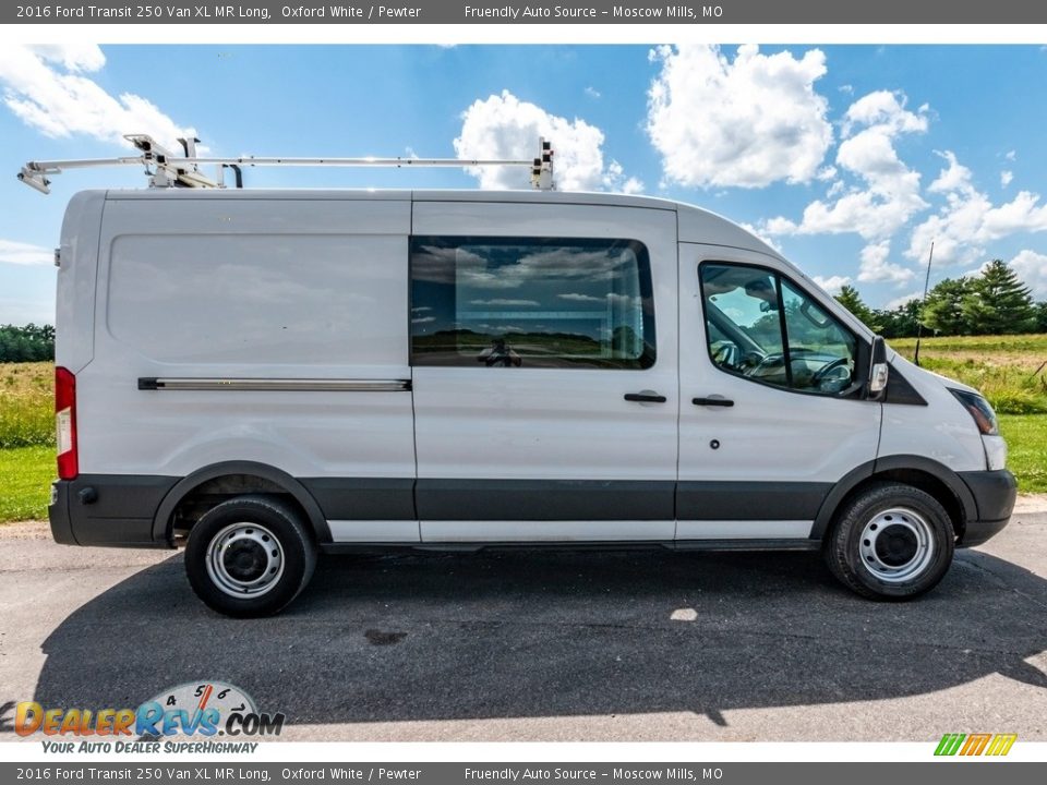 Oxford White 2016 Ford Transit 250 Van XL MR Long Photo #3