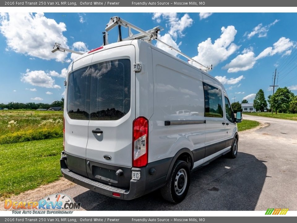 2016 Ford Transit 250 Van XL MR Long Oxford White / Pewter Photo #4