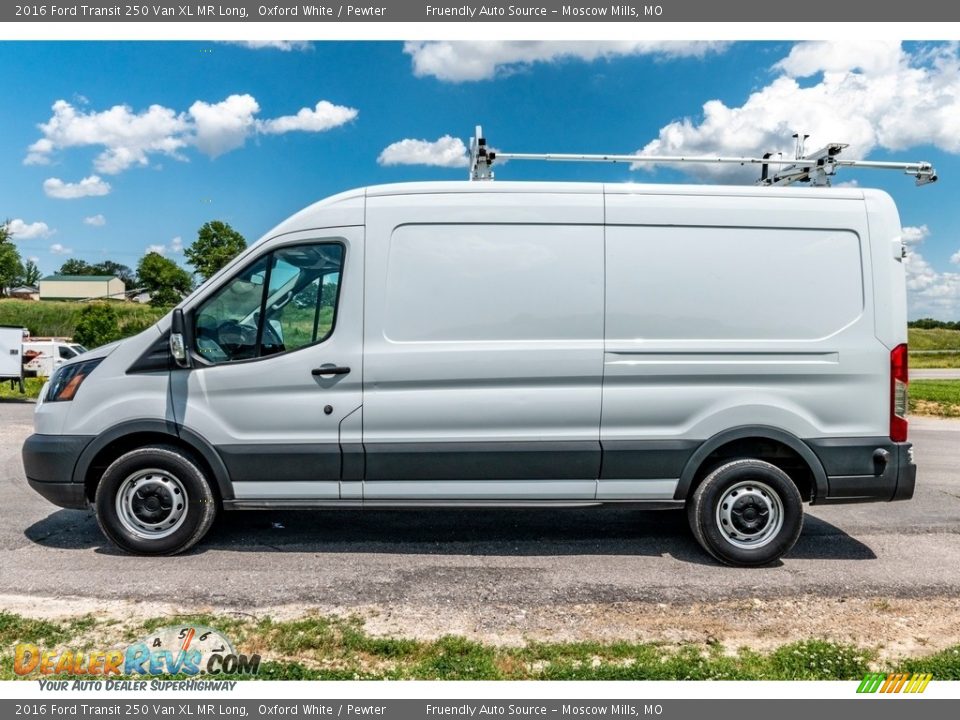 Oxford White 2016 Ford Transit 250 Van XL MR Long Photo #7