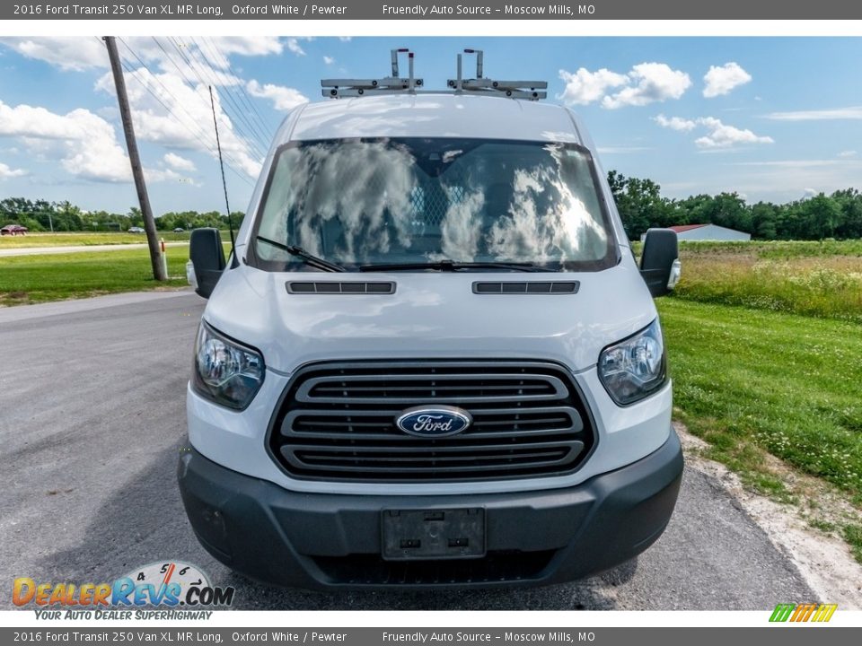 2016 Ford Transit 250 Van XL MR Long Oxford White / Pewter Photo #9