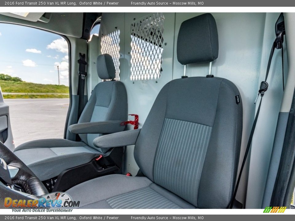 2016 Ford Transit 250 Van XL MR Long Oxford White / Pewter Photo #17