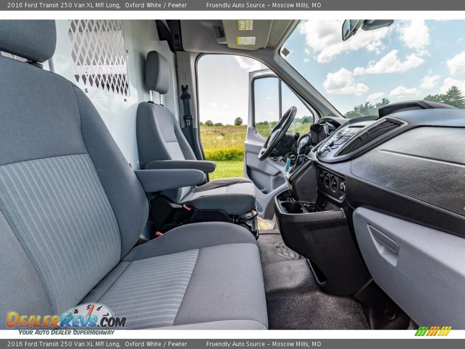 Front Seat of 2016 Ford Transit 250 Van XL MR Long Photo #28