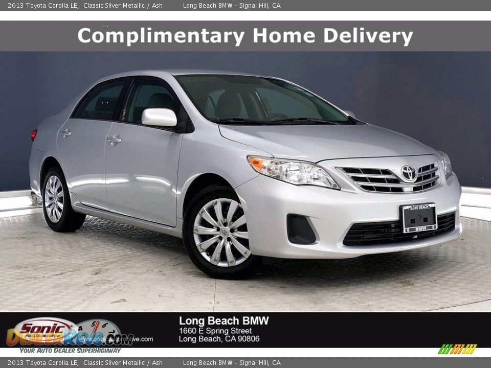 2013 Toyota Corolla LE Classic Silver Metallic / Ash Photo #1