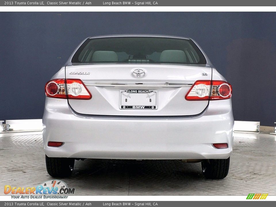 2013 Toyota Corolla LE Classic Silver Metallic / Ash Photo #3