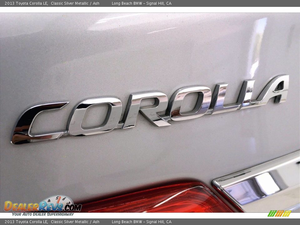 2013 Toyota Corolla LE Classic Silver Metallic / Ash Photo #7
