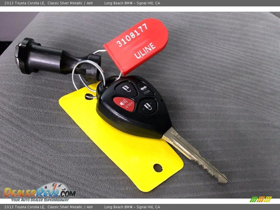 2013 Toyota Corolla LE Classic Silver Metallic / Ash Photo #11