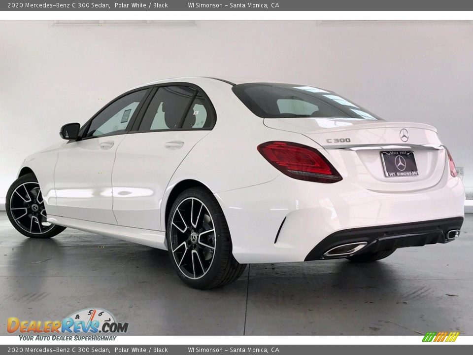 2020 Mercedes-Benz C 300 Sedan Polar White / Black Photo #2