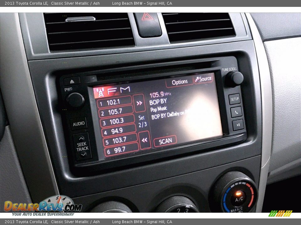 2013 Toyota Corolla LE Classic Silver Metallic / Ash Photo #17