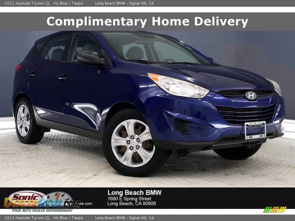 2011 Hyundai Tucson GL Iris Blue / Taupe Photo #1