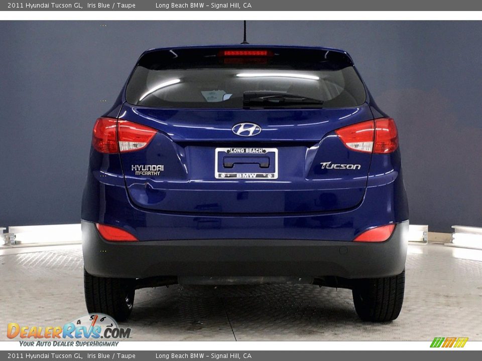 2011 Hyundai Tucson GL Iris Blue / Taupe Photo #3