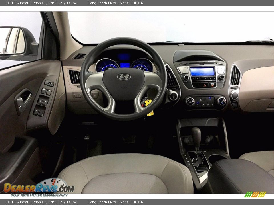 2011 Hyundai Tucson GL Iris Blue / Taupe Photo #4