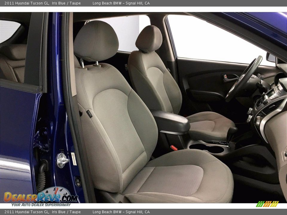 2011 Hyundai Tucson GL Iris Blue / Taupe Photo #6