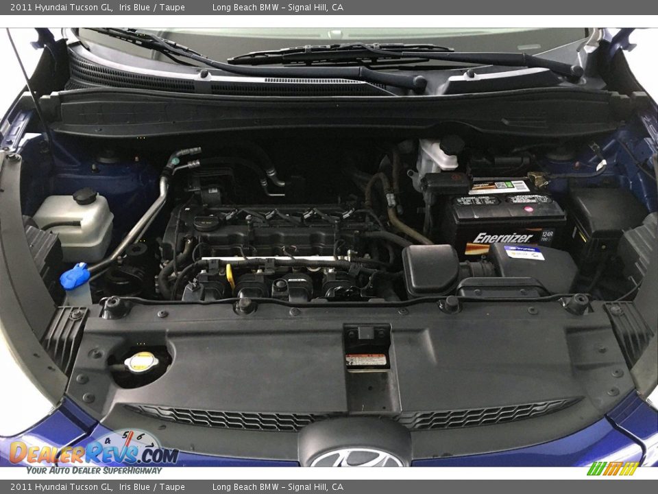 2011 Hyundai Tucson GL Iris Blue / Taupe Photo #9