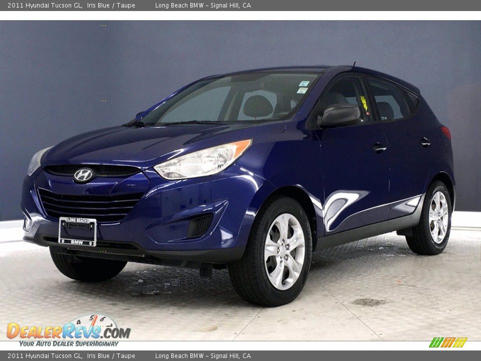 2011 Hyundai Tucson GL Iris Blue / Taupe Photo #12