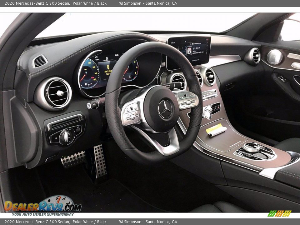 2020 Mercedes-Benz C 300 Sedan Polar White / Black Photo #4