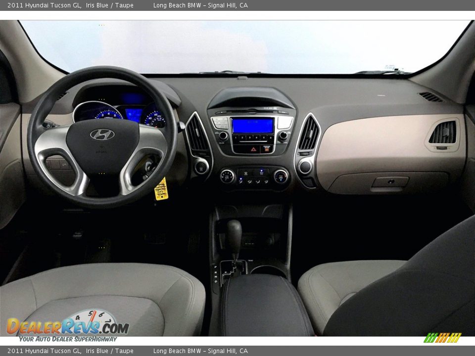 2011 Hyundai Tucson GL Iris Blue / Taupe Photo #15