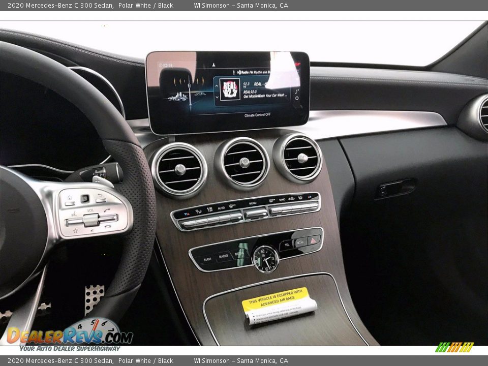 2020 Mercedes-Benz C 300 Sedan Polar White / Black Photo #6