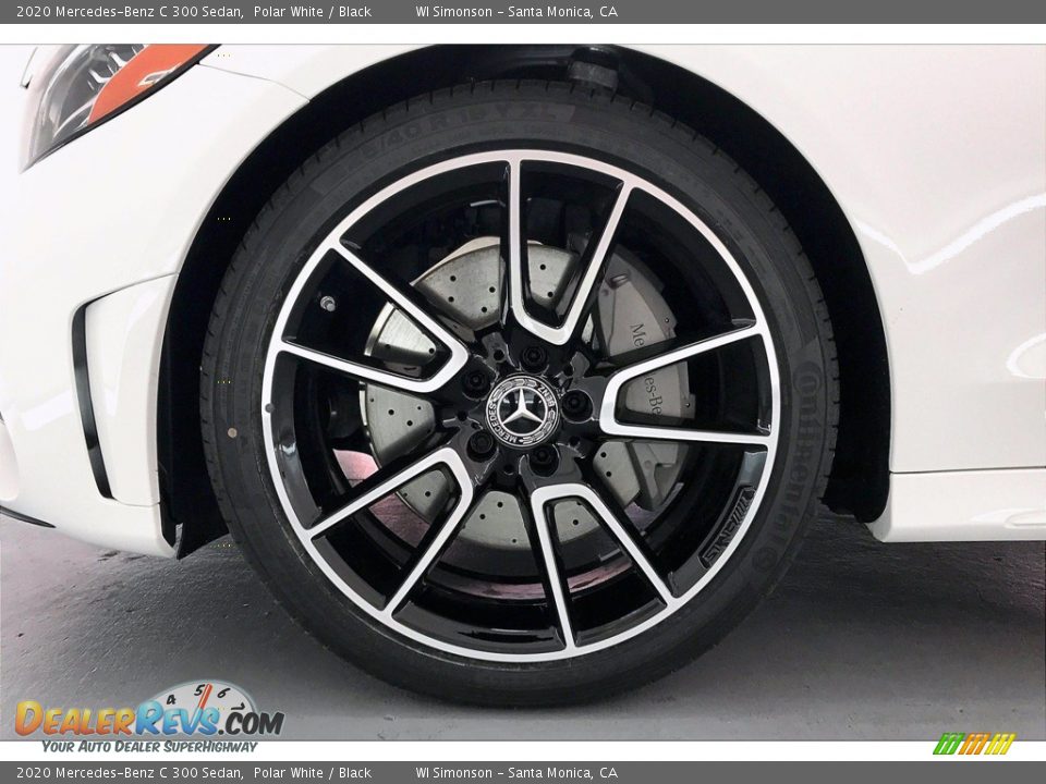 2020 Mercedes-Benz C 300 Sedan Polar White / Black Photo #9