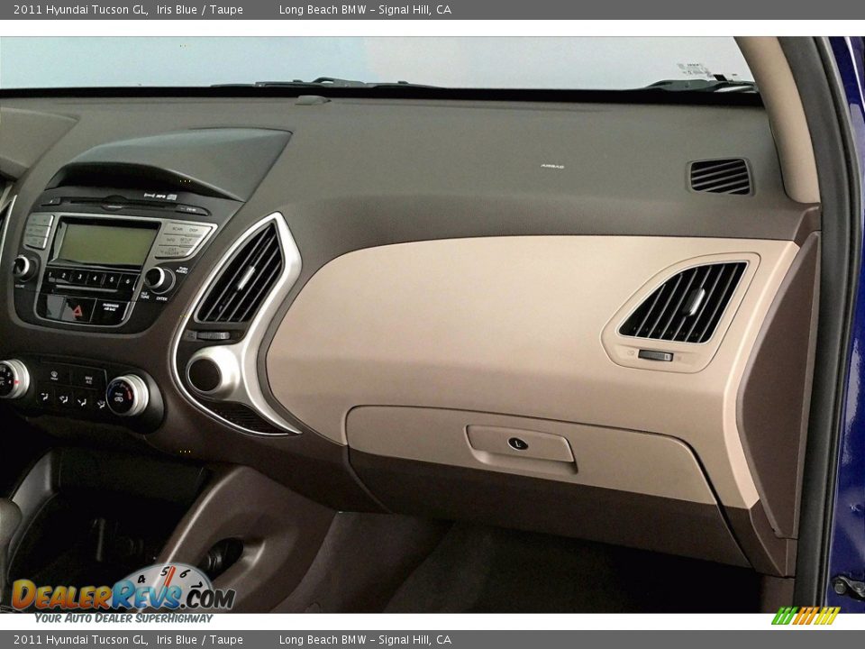 2011 Hyundai Tucson GL Iris Blue / Taupe Photo #22