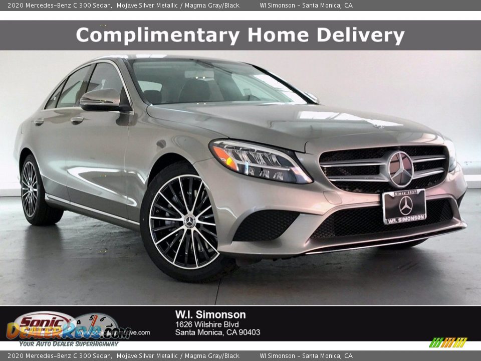 2020 Mercedes-Benz C 300 Sedan Mojave Silver Metallic / Magma Gray/Black Photo #1