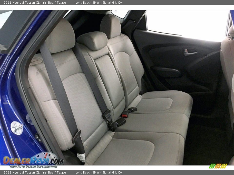 2011 Hyundai Tucson GL Iris Blue / Taupe Photo #29