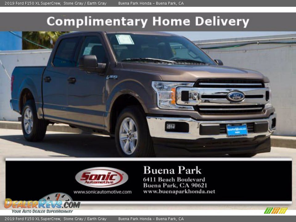 2019 Ford F150 XL SuperCrew Stone Gray / Earth Gray Photo #1