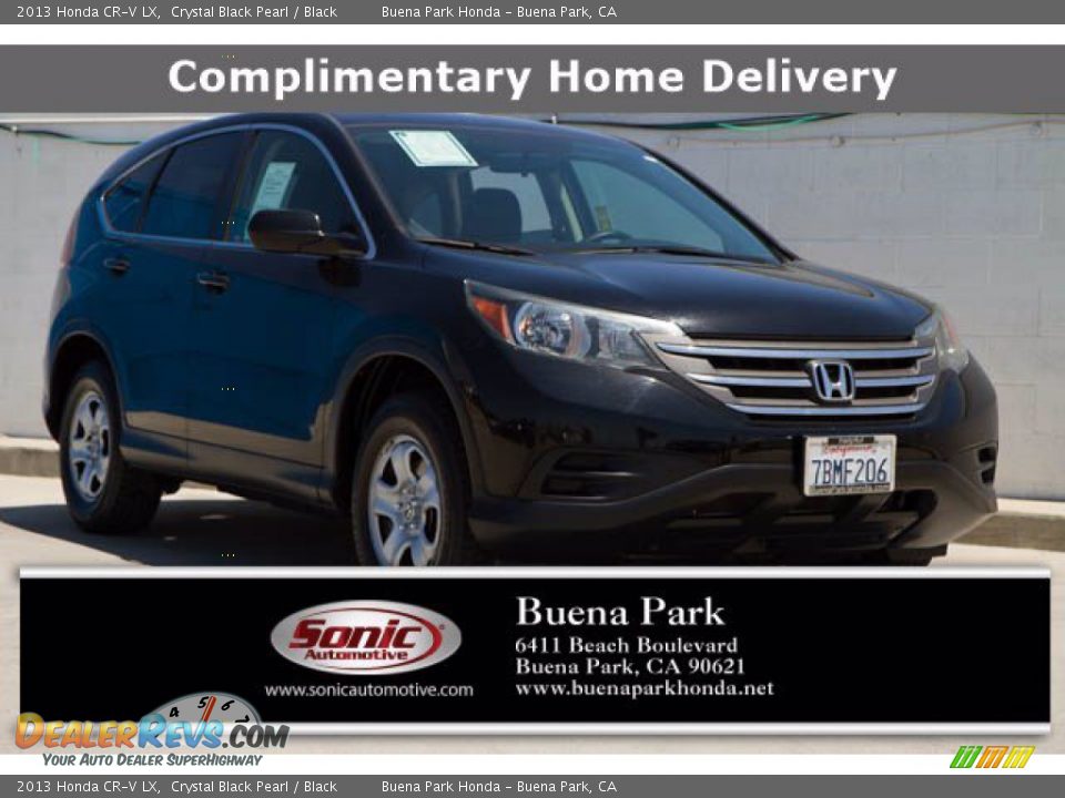 2013 Honda CR-V LX Crystal Black Pearl / Black Photo #1
