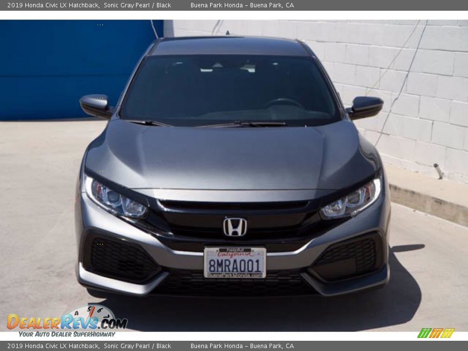 2019 Honda Civic LX Hatchback Sonic Gray Pearl / Black Photo #7