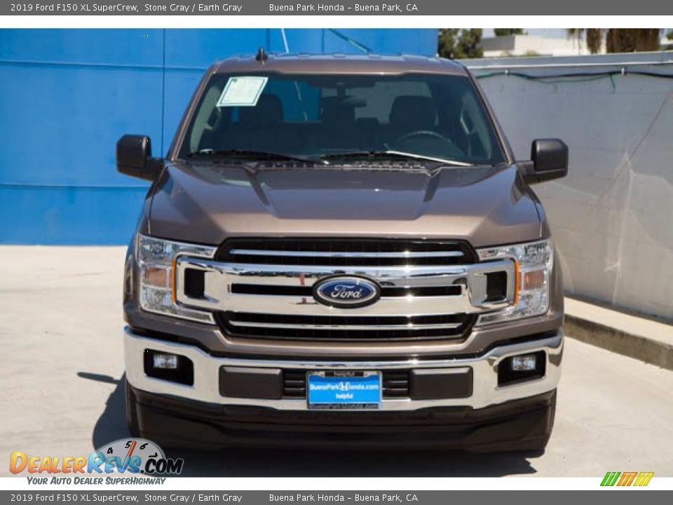 2019 Ford F150 XL SuperCrew Stone Gray / Earth Gray Photo #7