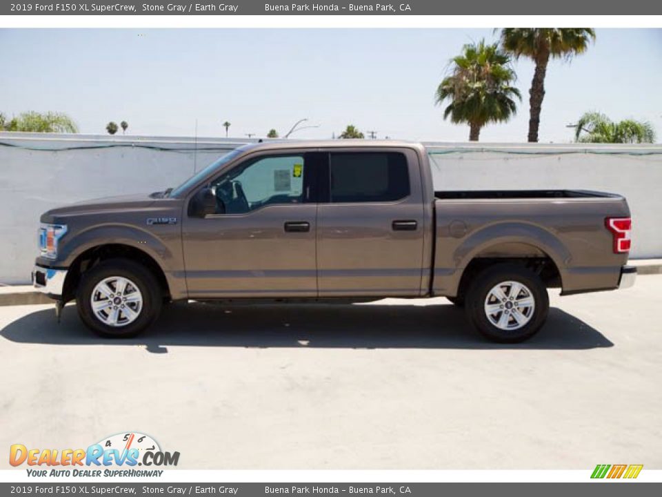 2019 Ford F150 XL SuperCrew Stone Gray / Earth Gray Photo #8