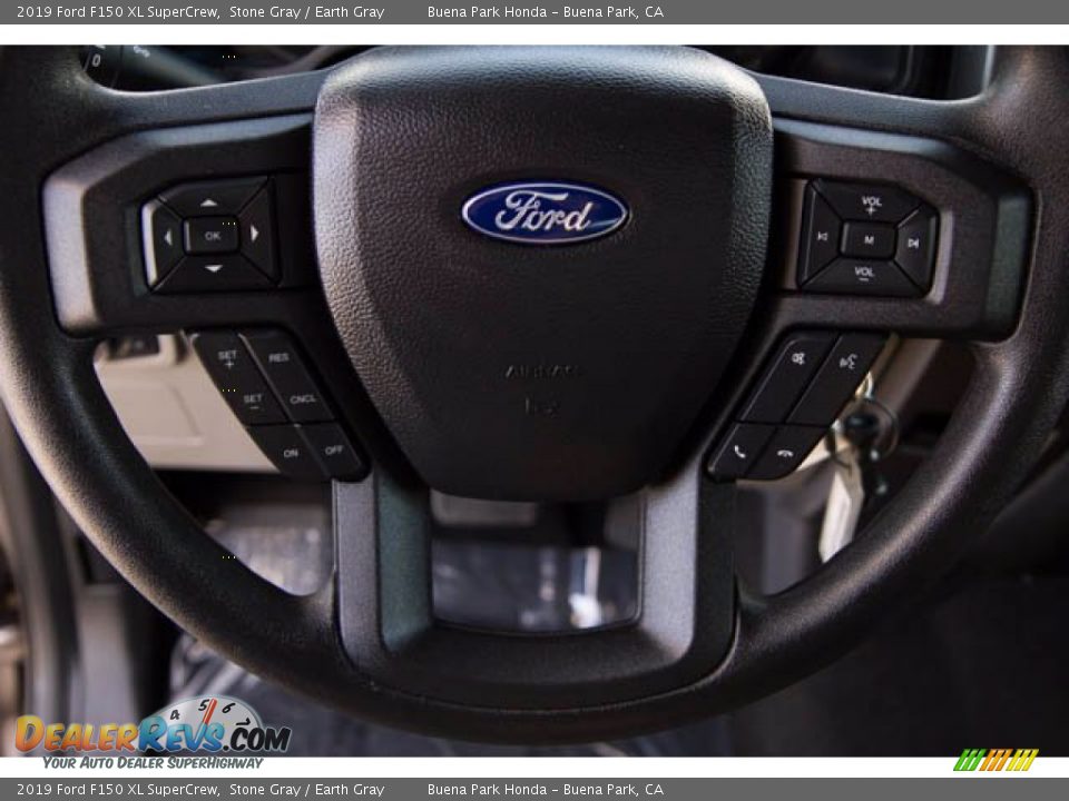 2019 Ford F150 XL SuperCrew Stone Gray / Earth Gray Photo #14